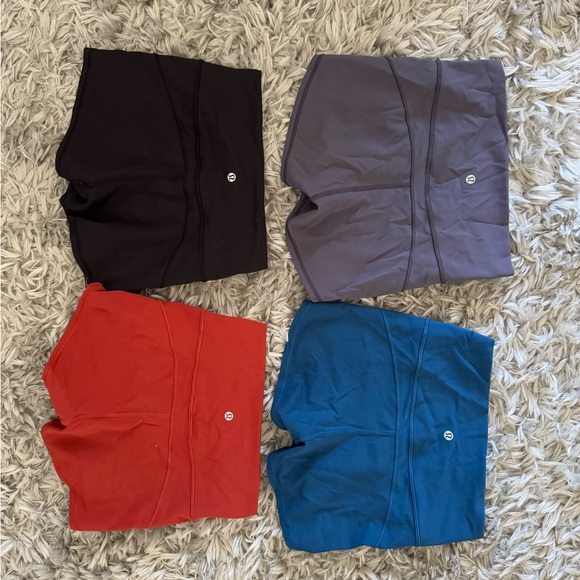 BUNDLE OF 4 - Lululemon in Movement Shorts - Picture 2 of 10